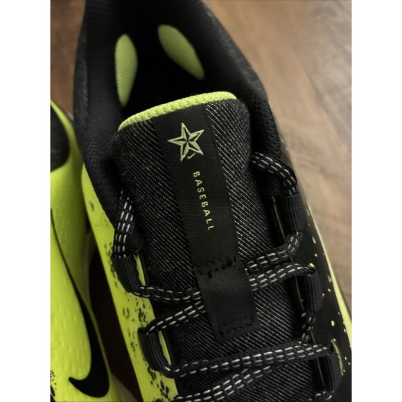 Nike Alpha Huarache Elite 4 MCS Black Volt All Star Men Sz 11.5 Baseball Cleats - Picture 5 of 8
